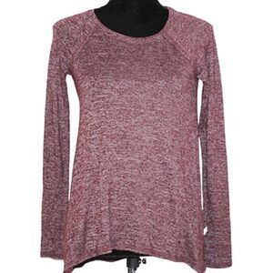 Hollister Purple Marled Long Sleeve Top Size XS